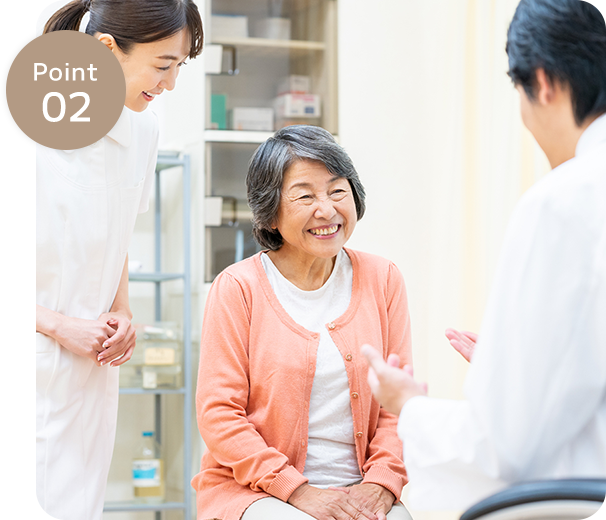 多くの病院で研鑽を積んだからできる症状の不安に寄り添った診療