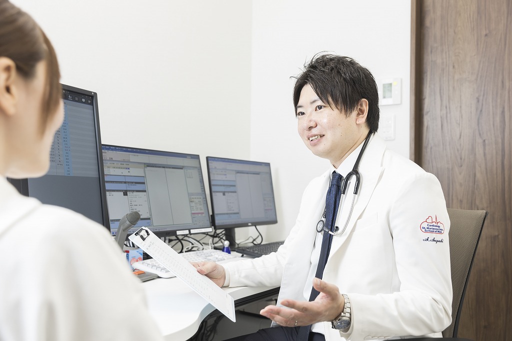 健康診断で異常を指摘された方へ　診療風景