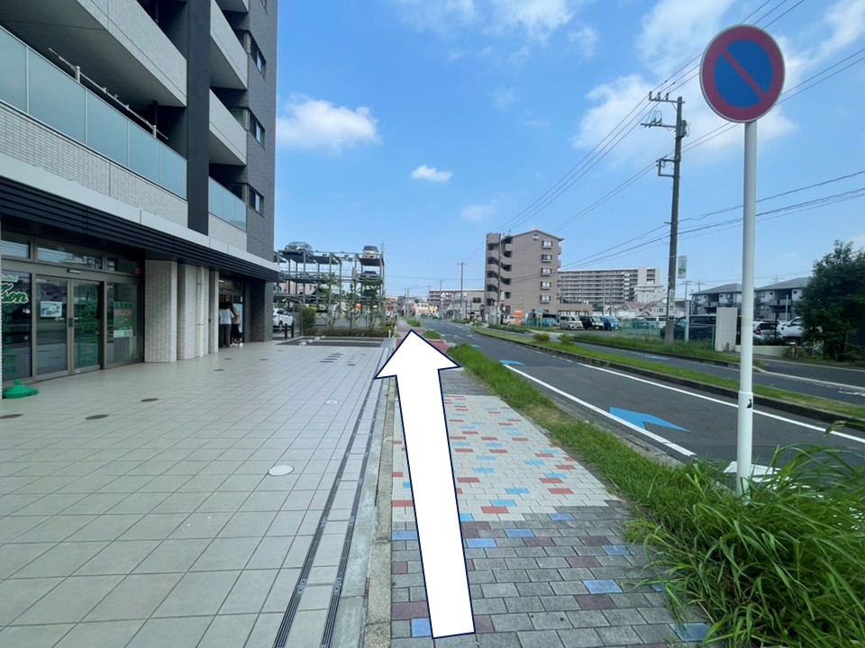 浜野駅改札から当院までの行き方