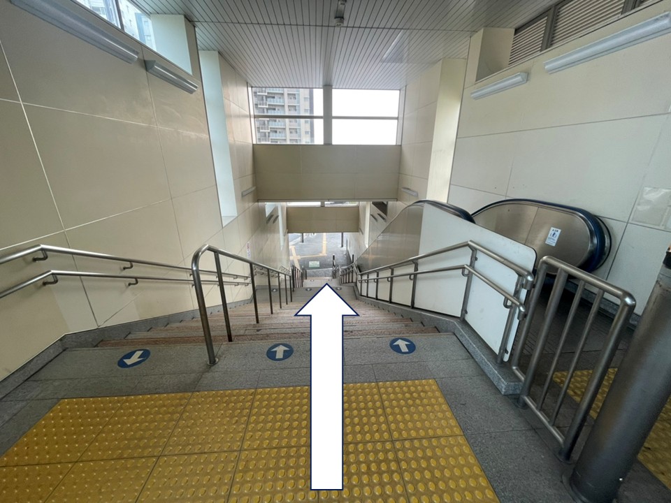 浜野駅改札から当院までの行き方
