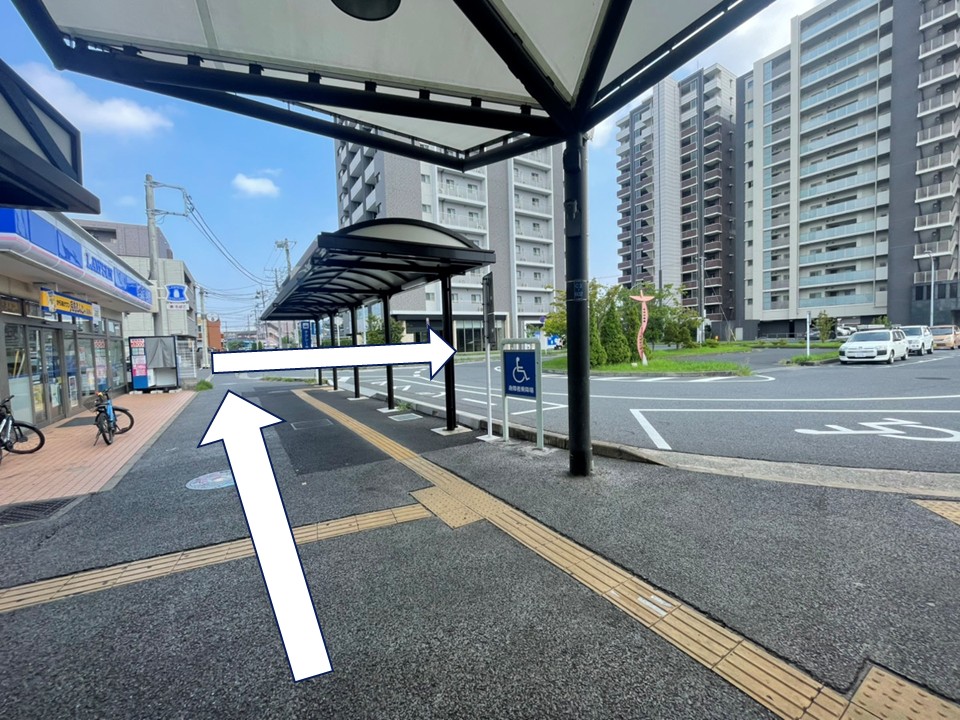 浜野駅改札から当院までの行き方
